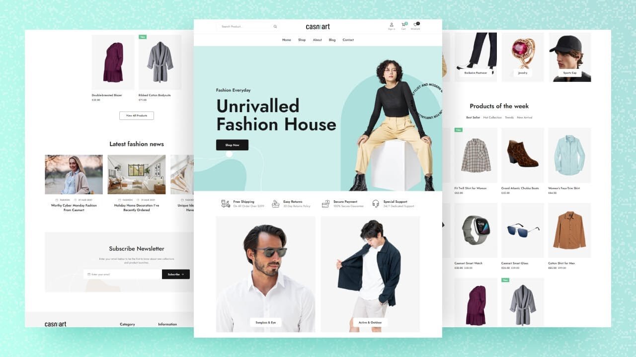 How To Make Responsive ECommerce Website Using HTML Rocoderes