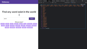 Build A Dictionary app using JavaScript