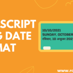 Javascript convert date to long date format