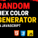 random hex color generator in javascript