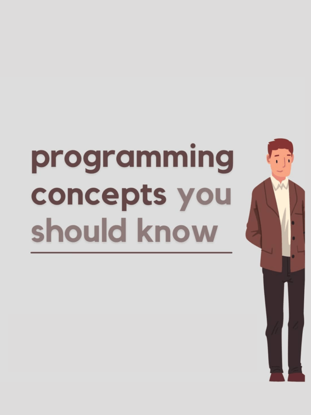 programming concepts you should know