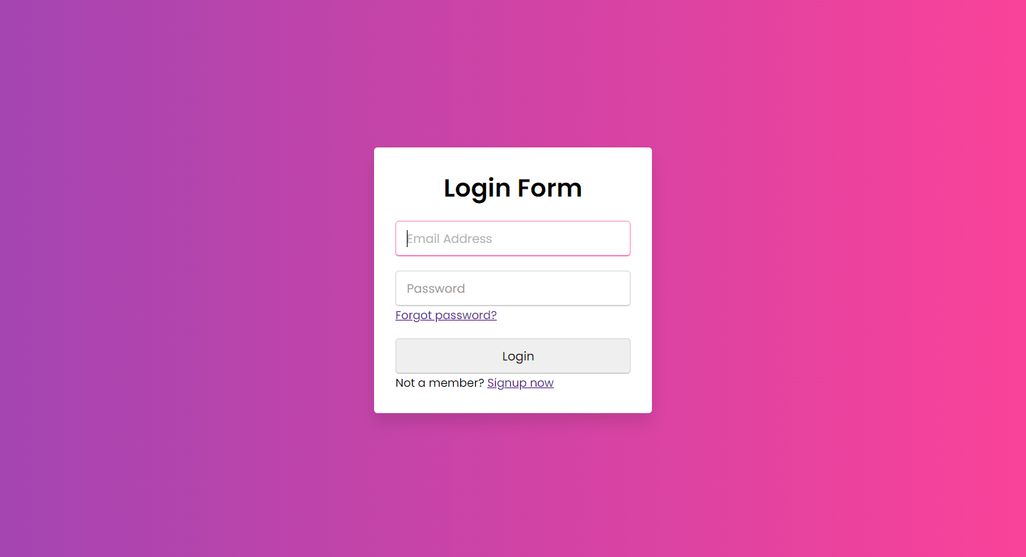 How to Make Animated Registration Form in HTML - rocoderes