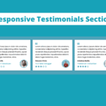 Responsive Testimonials Section