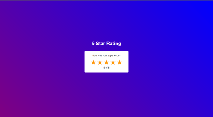 How To Make Star Rating Using HTML, CSS & JavaScript - rocoderes