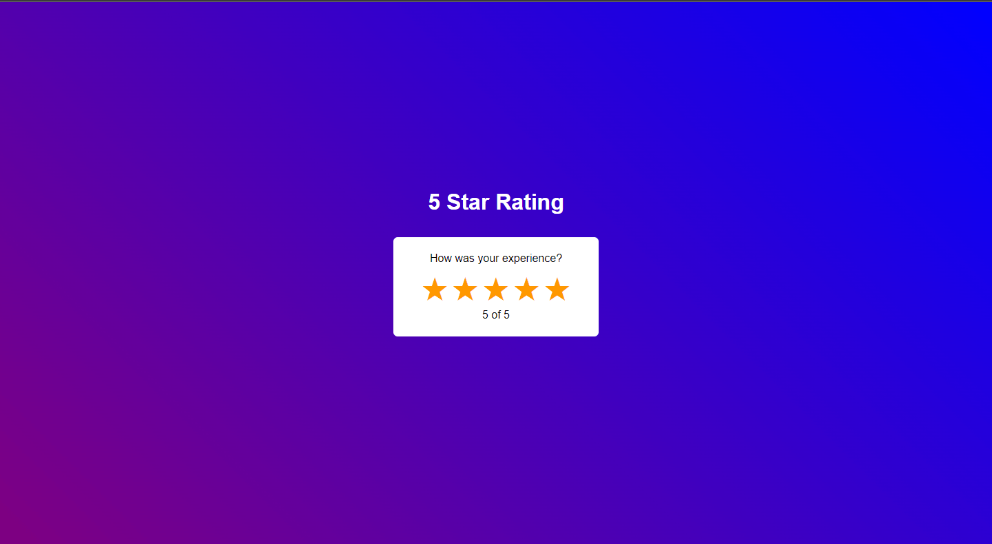 How To Make Star Rating Using HTML, CSS & JavaScript - Rocoderes