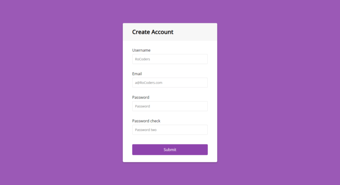 How To Make Client-Side Form Validation Using JavaScript - Rocoderes