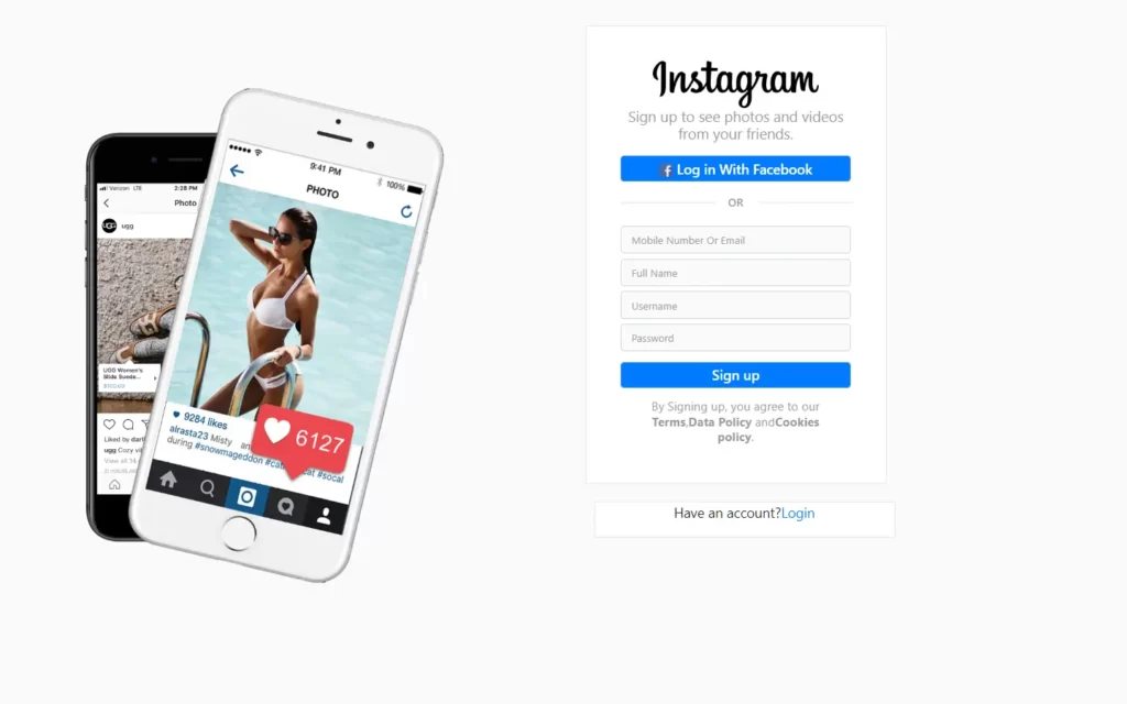 How to Make Instagram Signup Page In HTML and CSS