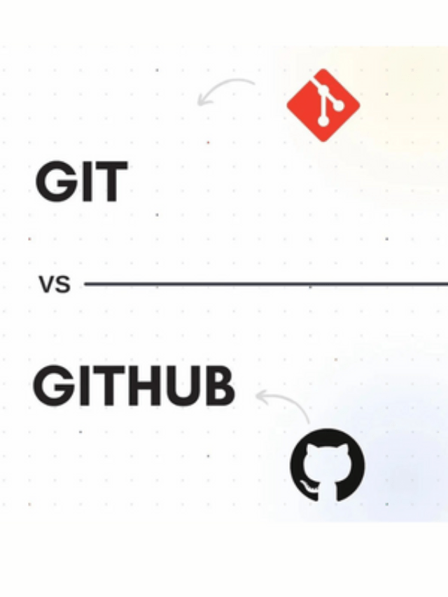 Difference between GIT and GITHUB.