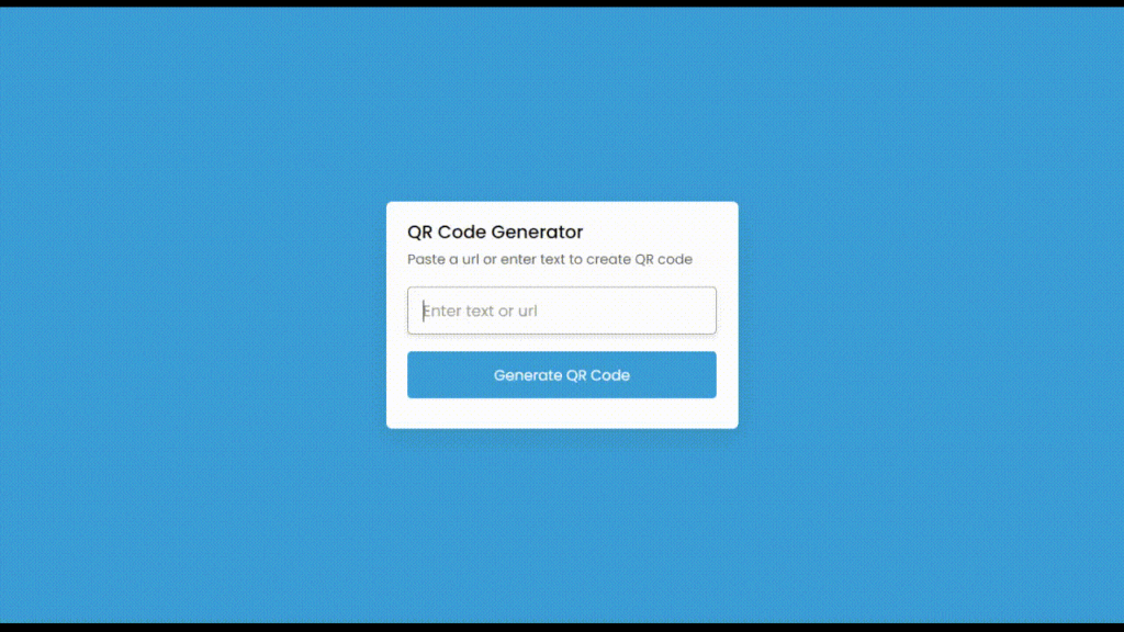 qr code generator in html