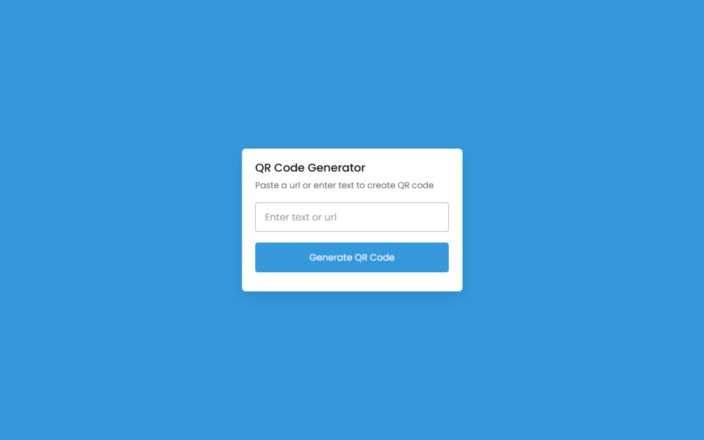 qr code generator in HTML