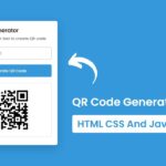 qr code generator in html