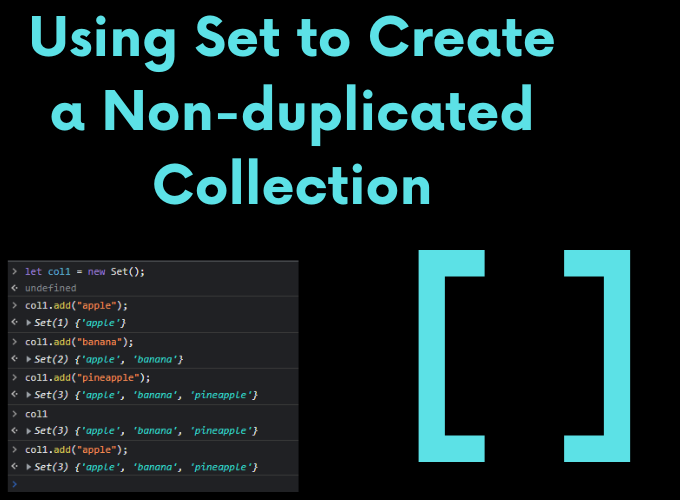 Create a Non-duplicated Collection
