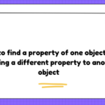 How to find a property of one object by matching a different property to another object