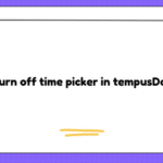 How to turn off time picker in tempusDominus
